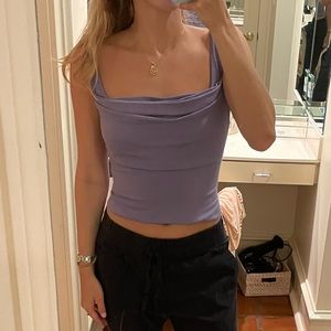 Miaou Luna Top in Purple